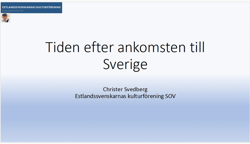 Tiden efter ankomsten till sverige